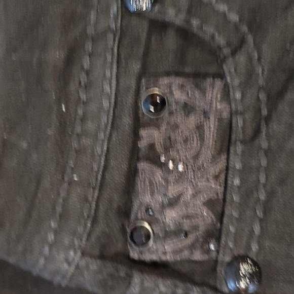 Code Bleu jeans, Black jeans, Size 4 (26) - Picture 5 of 10